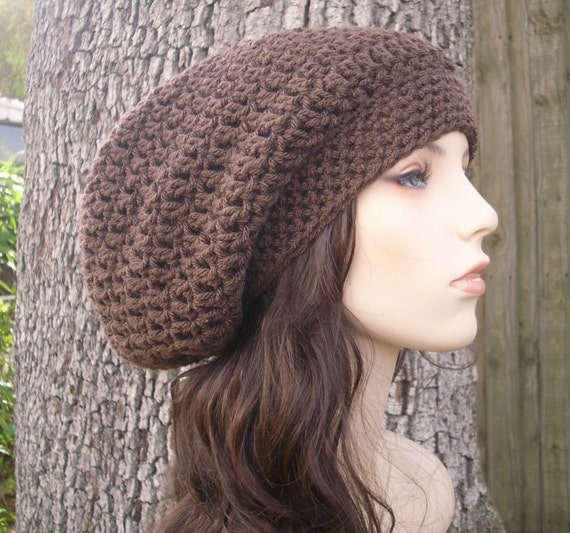 Mariposa’s Beanie Handmade Crochet Brown Adult Winter Beanie Hat Casual Preppy Crochet Hat Pattern | Essential Beanie main image 4