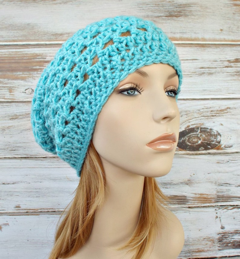 Instant Download Crochet Pattern, Crochet Hat Pattern, Womens Hat Pattern, Juliet Slouchy Beanie Pattern image 5