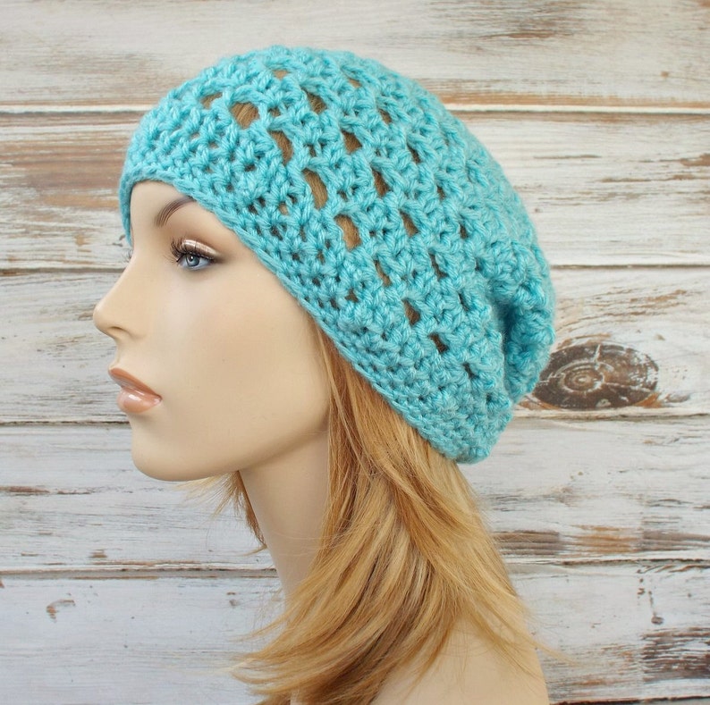 Instant Download Crochet Pattern, Crochet Hat Pattern, Womens Hat Pattern, Juliet Slouchy Beanie Pattern image 3