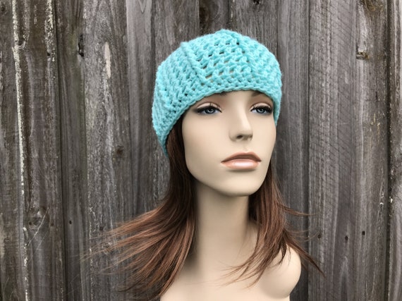 Buy Beach Hat, Sun Hat, Fitted Beanie Skullcap, Crochet Hat  display picture 2