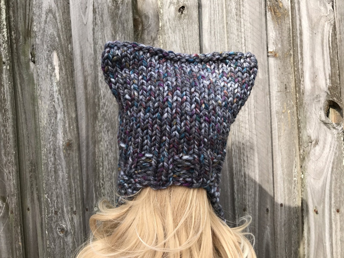 Chunky Knit Hat Womens Hat Mens Hat Winter Hat Ear Flap Etsy