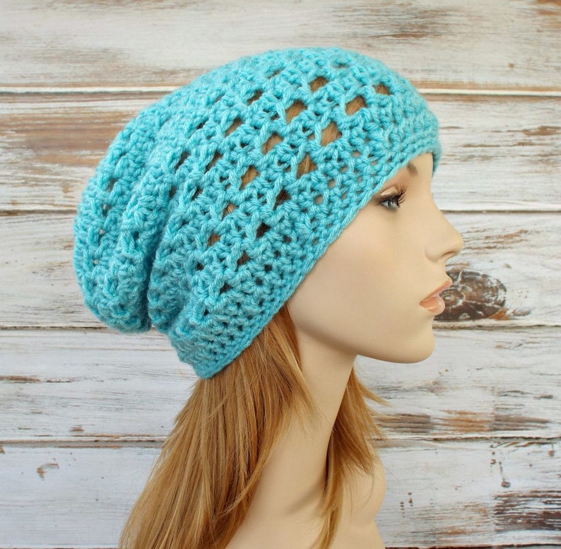 Instant Download Crochet Pattern, Crochet Hat Pattern, Womens Hat Pattern, Juliet Slouchy Beanie Pattern image 1