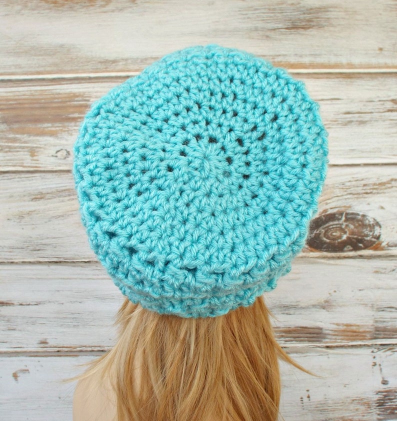 Instant Download Crochet Pattern, Crochet Hat Pattern, Womens Hat Pattern, Juliet Slouchy Beanie Pattern image 4