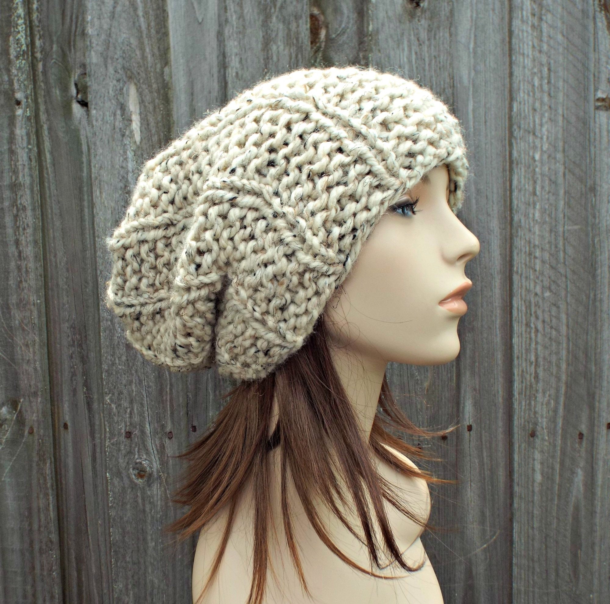 Chunky Knit Hat Pattern Knitting Pattern Knit Beanie | Etsy