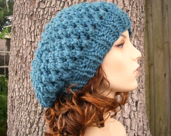 Knitted Hat Pattern Hat Knitting Pattern - Knitted Beanie Pattern Womens Winter Hat or Mens Beanie Pattern - Odessa Beret