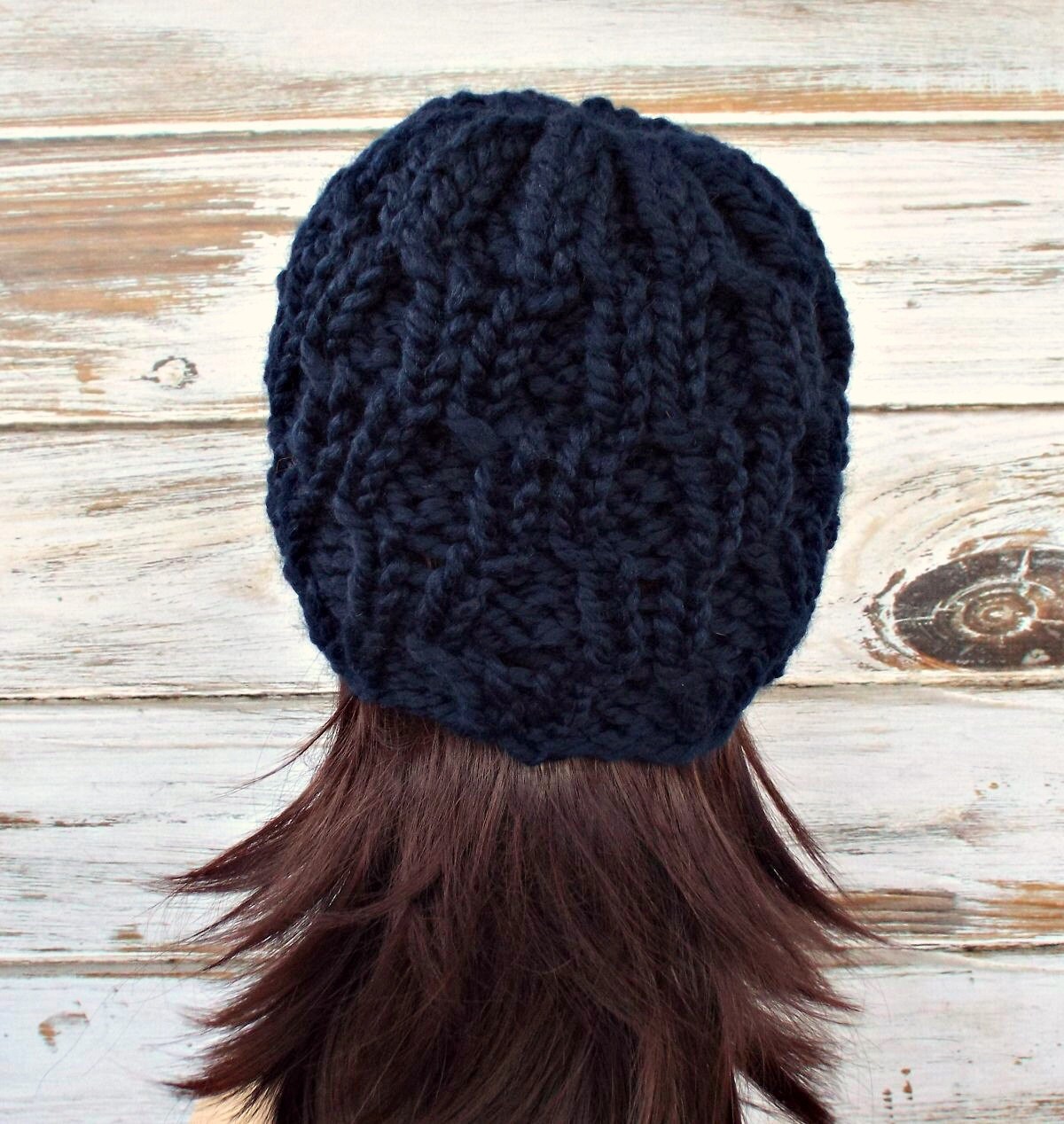Knit Hat Navy Blue Womens Hat Amsterdam Beanie in Navy Blue Etsy