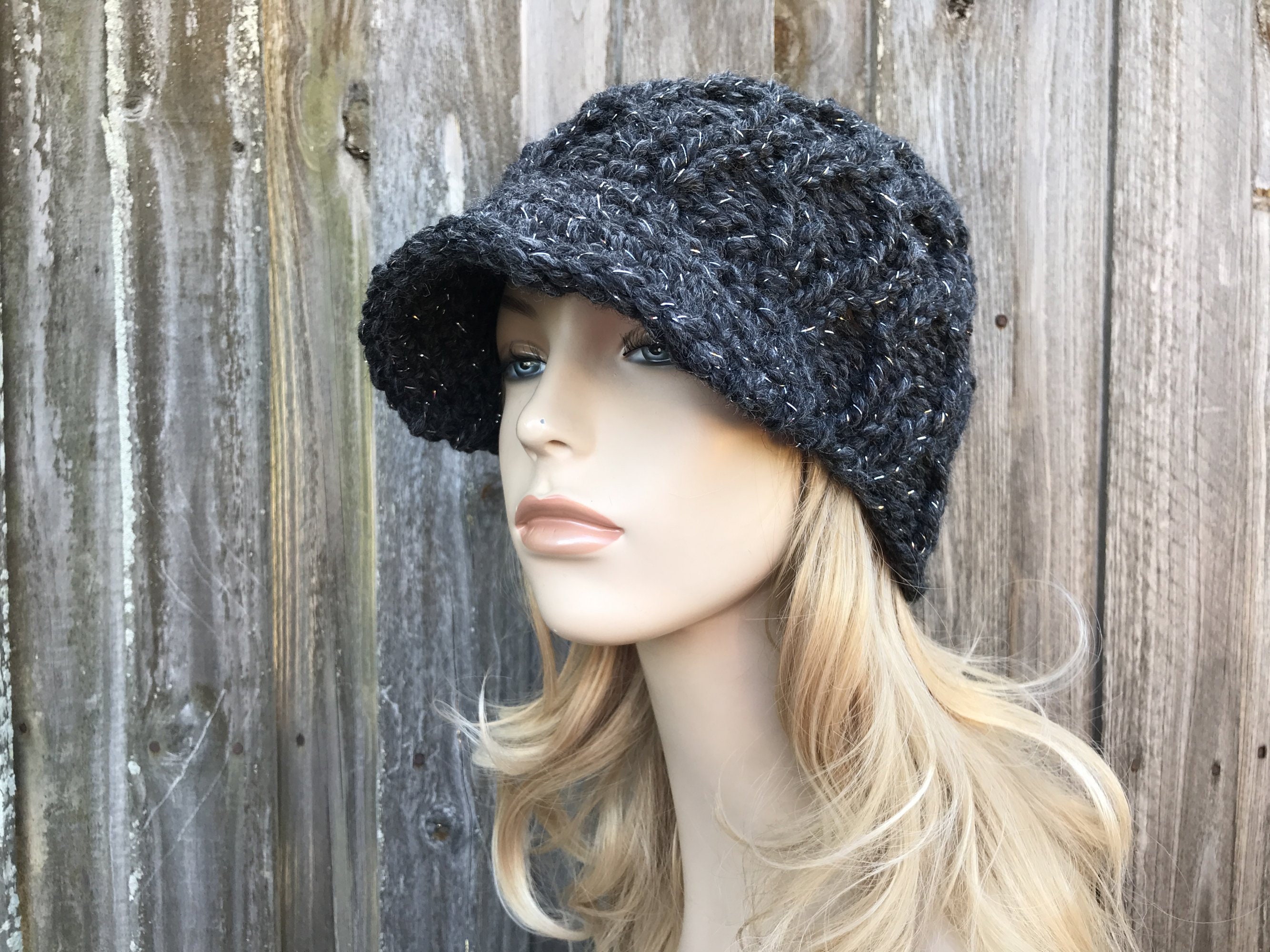 Chunky Knit Hat Womens Hat Winter Hat 