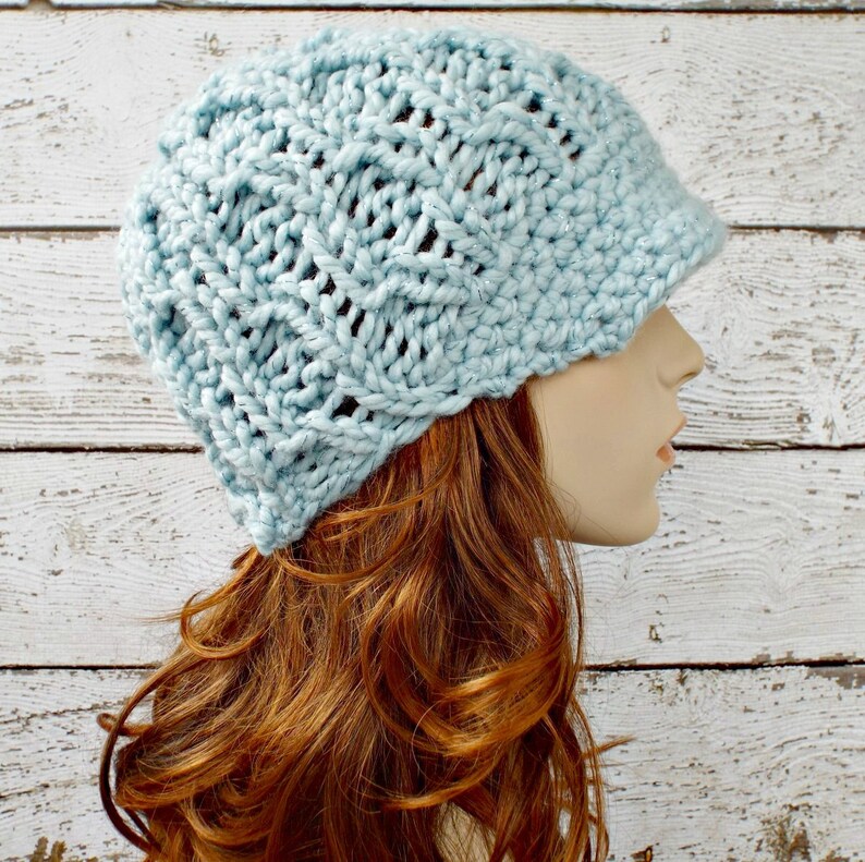 Womens Hat Newsboy Cap Chunky Knit Hat Winter Hat Amsterdam Etsy