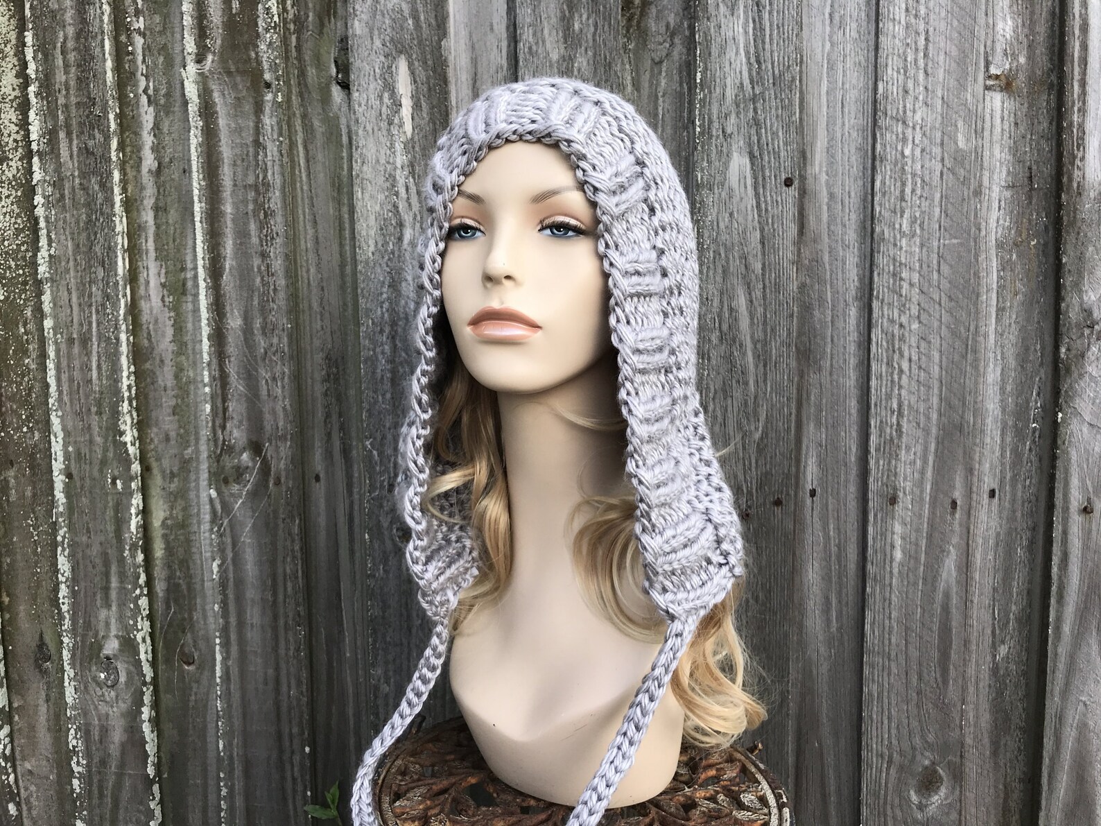 Chunky Knit Hat Chunky Knit Hood Womens Hat Mens Hat Etsy
