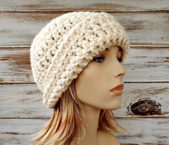 Cappello Cloche da donna Cappello all'uncinetto grosso | Etsy Italia