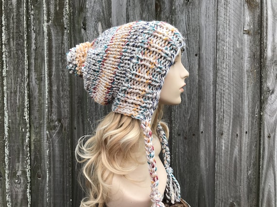 Chunky Knit Hat, Womens Hat, Mens Hat, Winter Hat, Knit  display picture 2