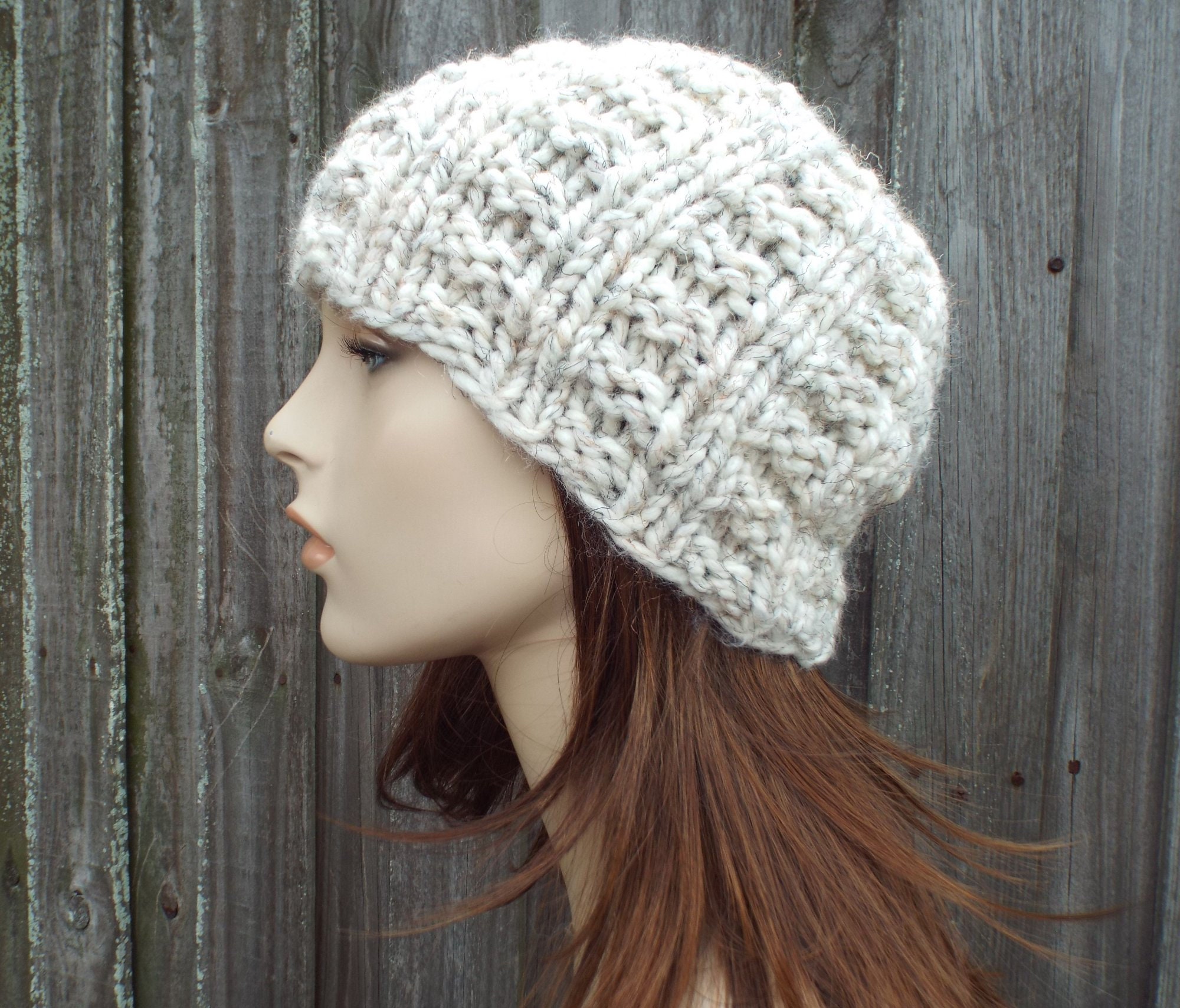 掲載21日まで！rosarymoon Bucktail Knit Beanie Bucktail Knit