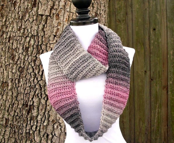 crochet cowl digital download for women Ribbed Neck Warmer pdf PATTERN scarf capelet