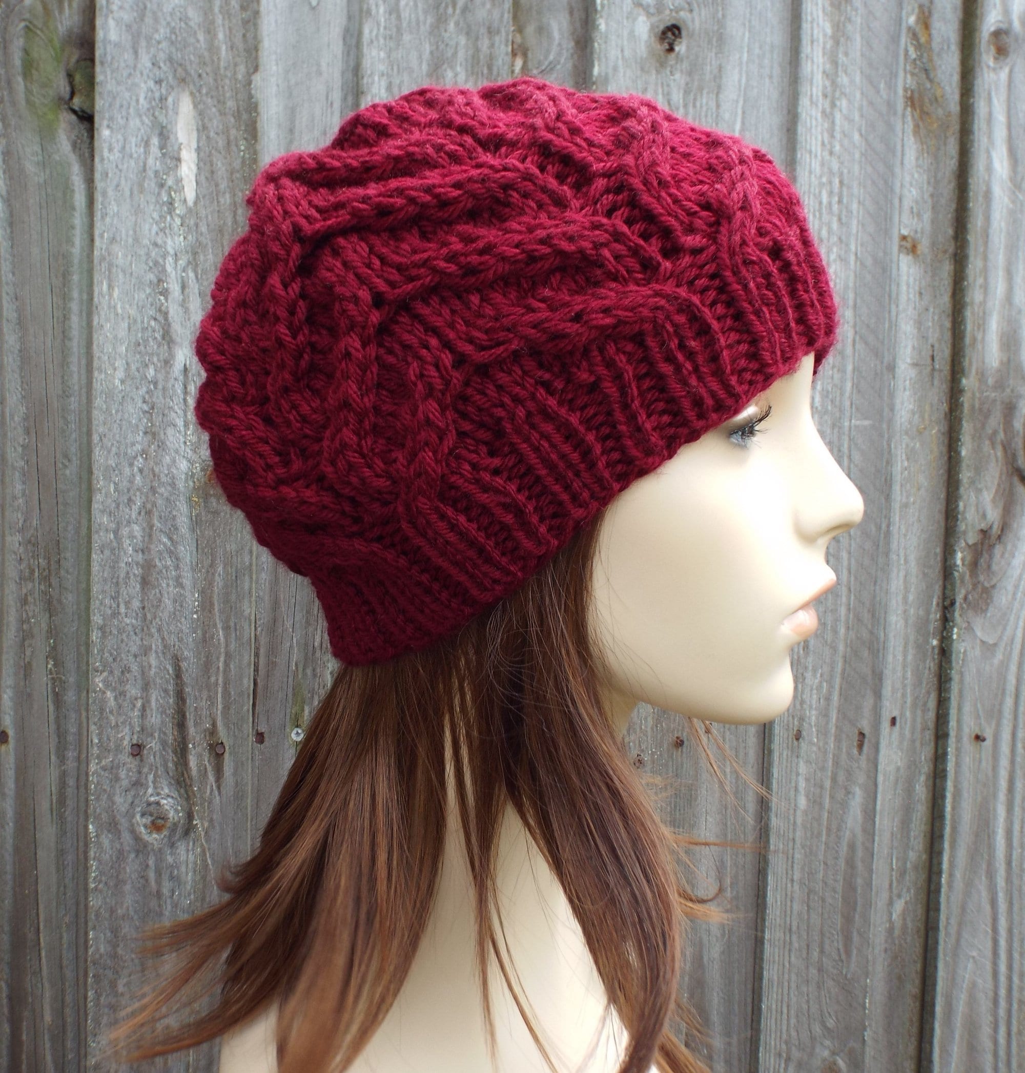Knit Hat Pattern Hat Knitting Pattern Cable Hat Pattern - Etsy