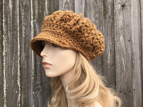 Chunky Crochet Hat Newsboy Cap Newsboy 