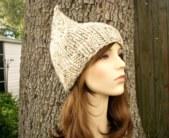 ZITEZHGO Cute Devil Horn Knit Beanie Hat for Women Men Y2K