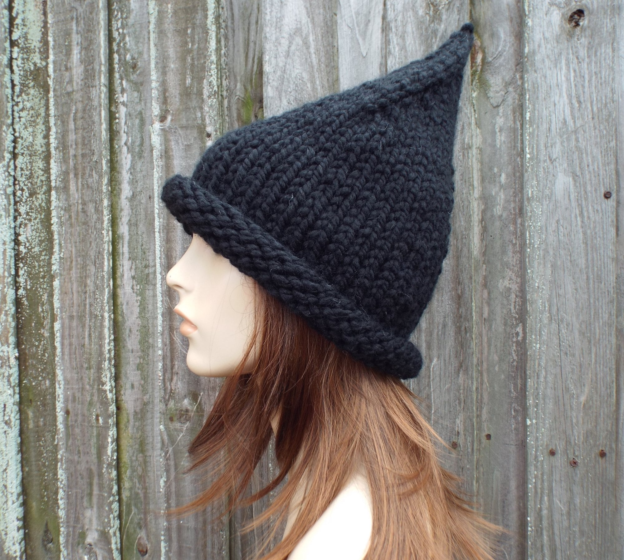 Black Witch Hat, Wizard Hat, Halloween Costume, Womens Hat