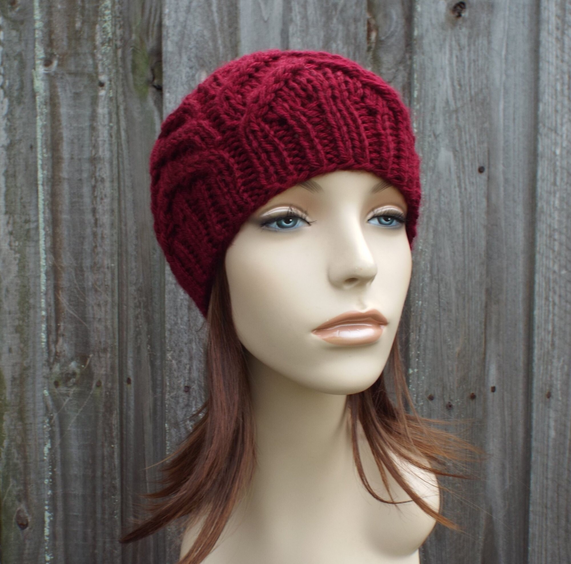 Knit Hat Pattern Hat Knitting Pattern Cable Hat Pattern - Etsy