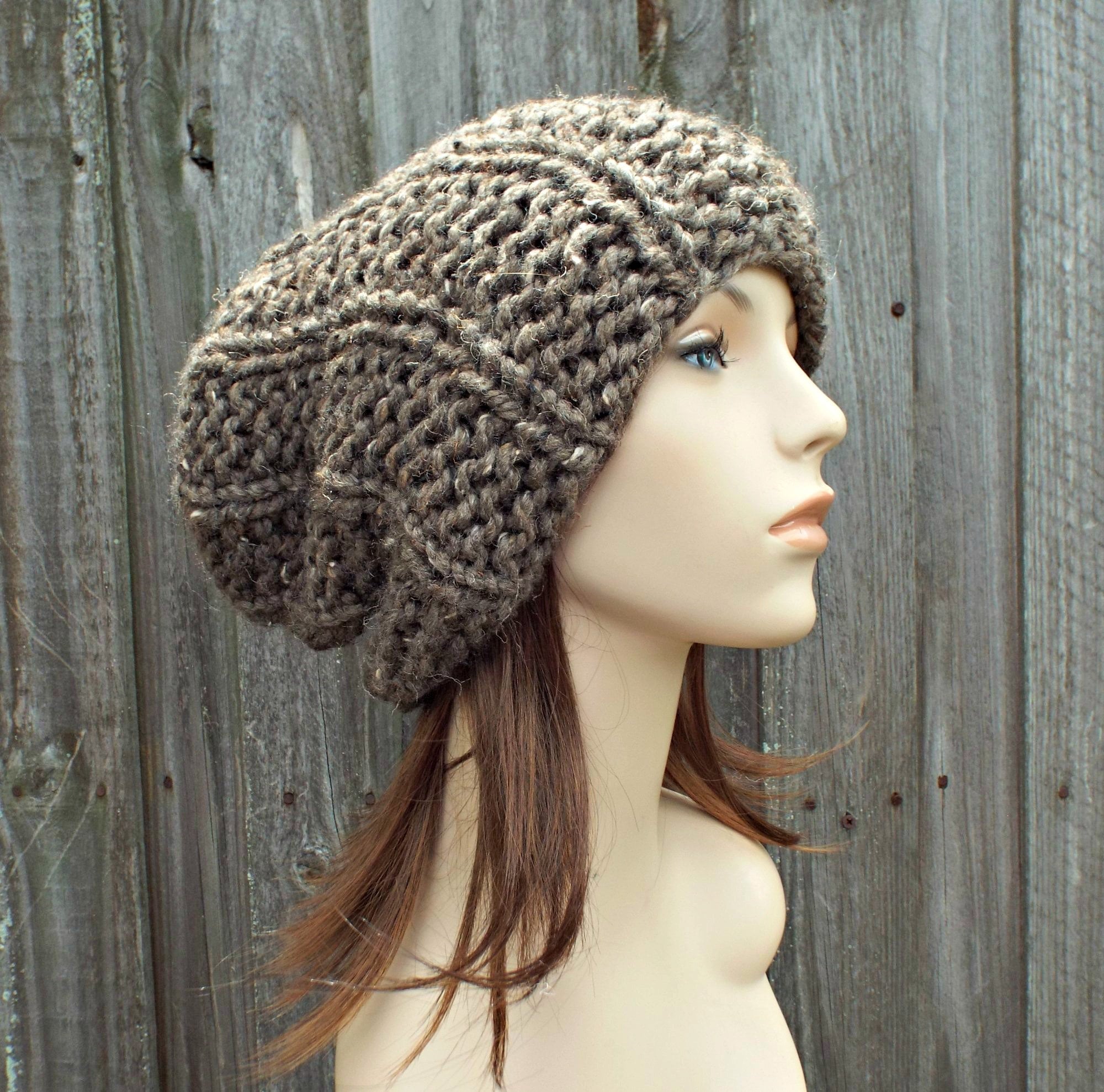 Chunky Knit Hat Pattern Knitting Pattern Knit Beanie | Etsy