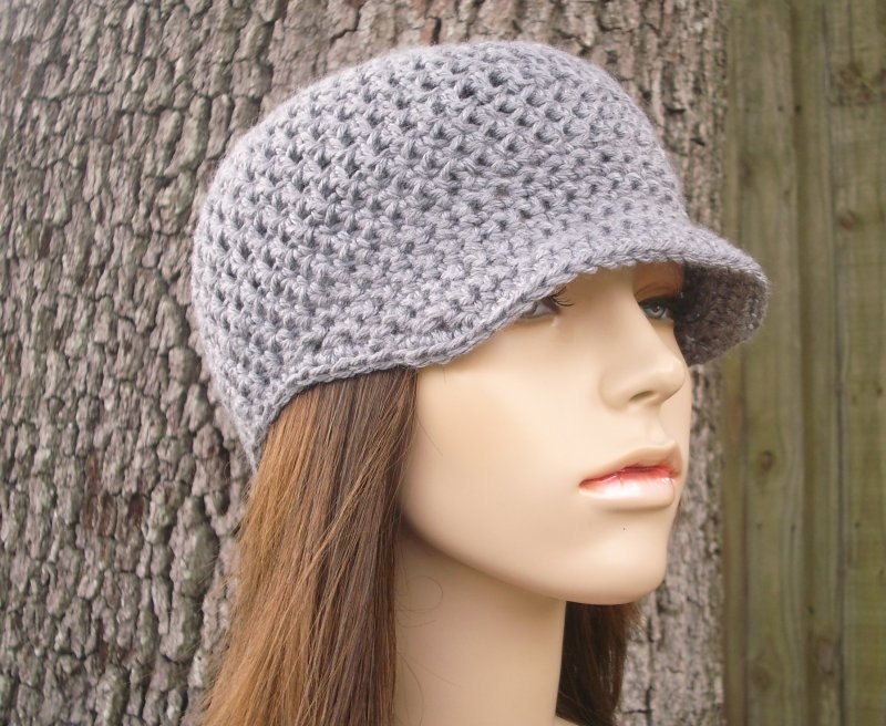 Crochet Hat Pattern for Skater Boy Hat With Brim Newsboy Hat - Etsy