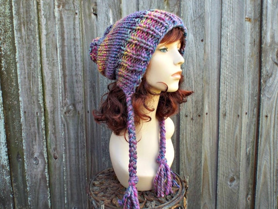 Ear Flap Hat, Womens Hat, Mens Hat, Winter Hat, Chunky Knit