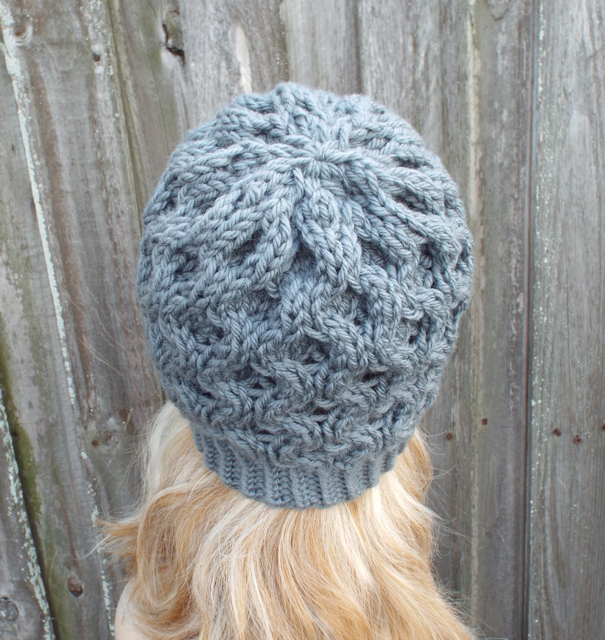 Knitted Hat Pattern Hat Knitting Pattern Cable Beanie Knitting | Etsy