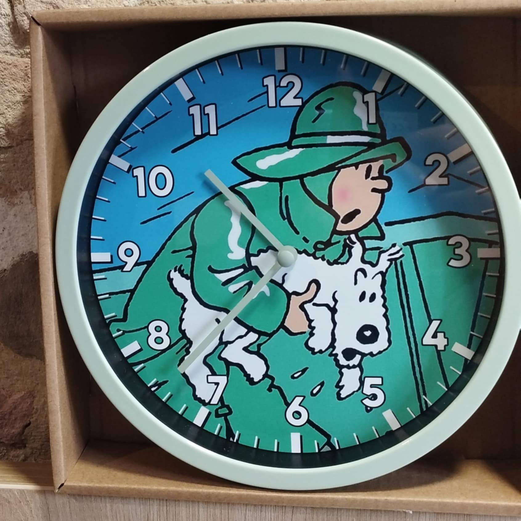 Tintin Clock - Etsy