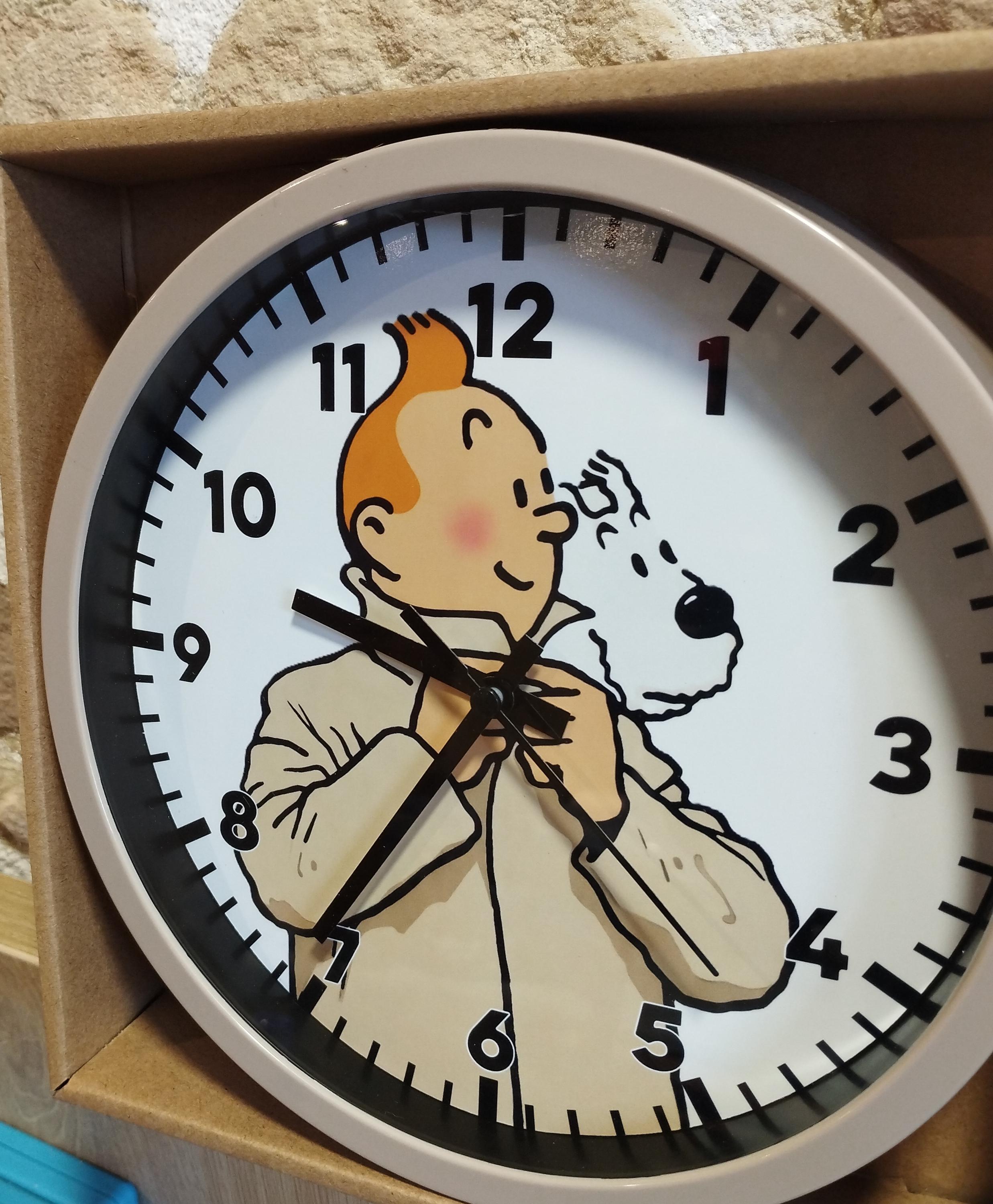 Tintin Clock - Etsy