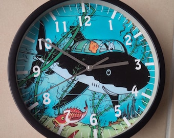 Tintin submarine clock