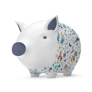 Tilly Pig Peter Rabbit and Friends Blue Piggy Bank - Etsy