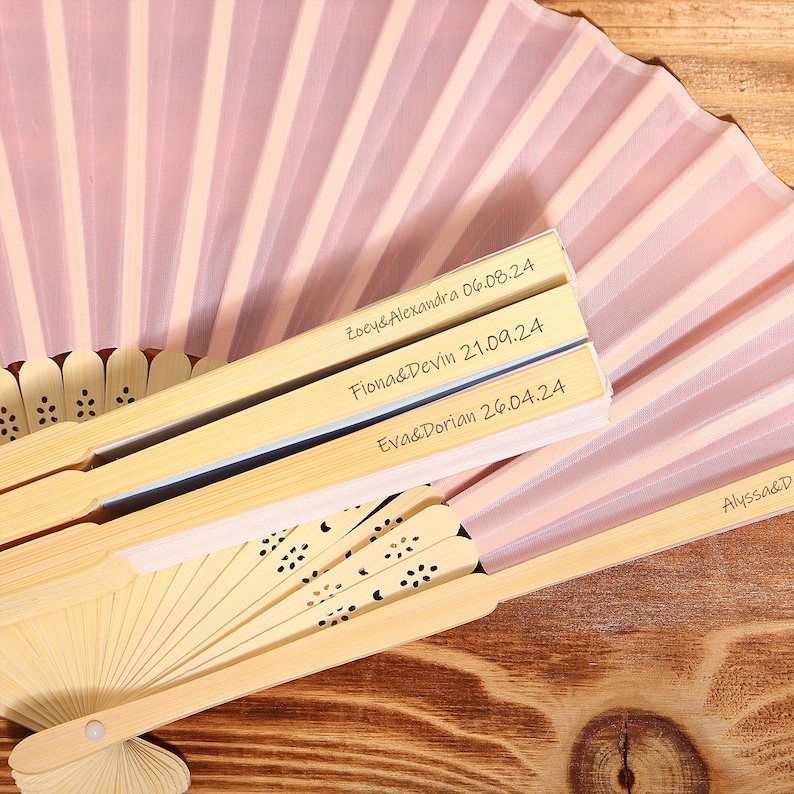 Personalized Custom Fans,wedding Party, Special Event, Gift for
