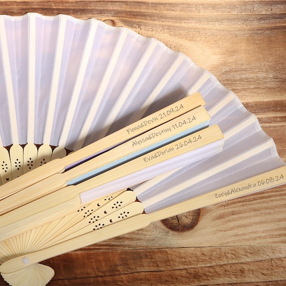 Personalized Custom Fans,Wedding Party, Special Event, Gift For Engagement,Bridal Gifts, PartyFavors,Groomsman Gifts, Thank you Gift