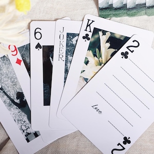 Unique wedding gift,Custom Deck of Cards,Wedding playing card,Poker playing cards for lovers, Custom Playing Cards,gift for anniversary