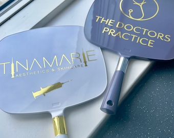 Personalised large handheld mirror  Mirror for Aestheticians & Beauty Salons , Ideal for Clinic Decor and practices