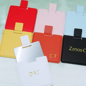 Espejo de bolsillo personalizado * Espejo de bolsillo personalizado * Espejo portátil * Espejo de maquillaje portátil