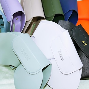 Personalized headphone case, Airpods Max Case (compatible with all brands), leather headphone protective case, Custom headphone case