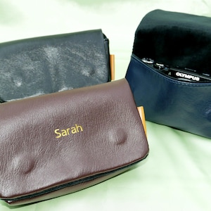 Personalized Camera Bag * leather camera protective case * Custom Camera Bag