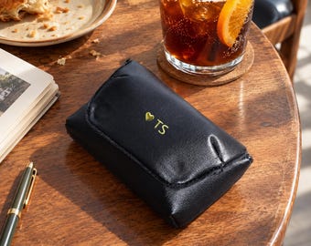 Personalized Camera Bag * Soft Leather Camera Pouch * Padded Camera Bag * Custom Camera Bag