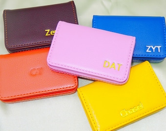 パーソナライズされたカードケース * カスタムカードケース * レザーカードケース * クレジットカードホルダー * 名刺ホルダー