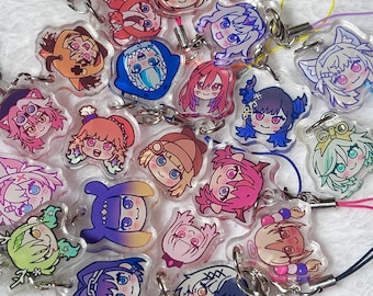 hololive english phone charms | myth, promise, advent, and justice