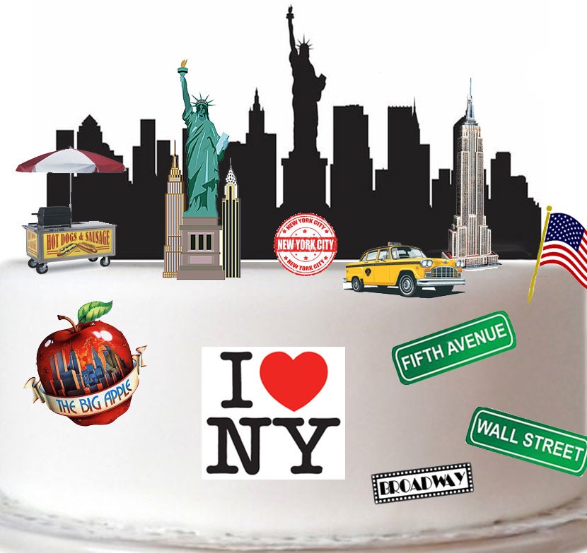 JPS Strada Decorazioni Commestibili Per Torte - Route 66 Standups, 12 Topper In Carta Wafer Premium 50-60 Mm - 4