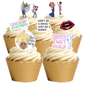 31 Stück Essbare Essbare Oblaten Karte Kuchen Cupcake Toppers Dekorationen. Voll essbares Oblatenpapier