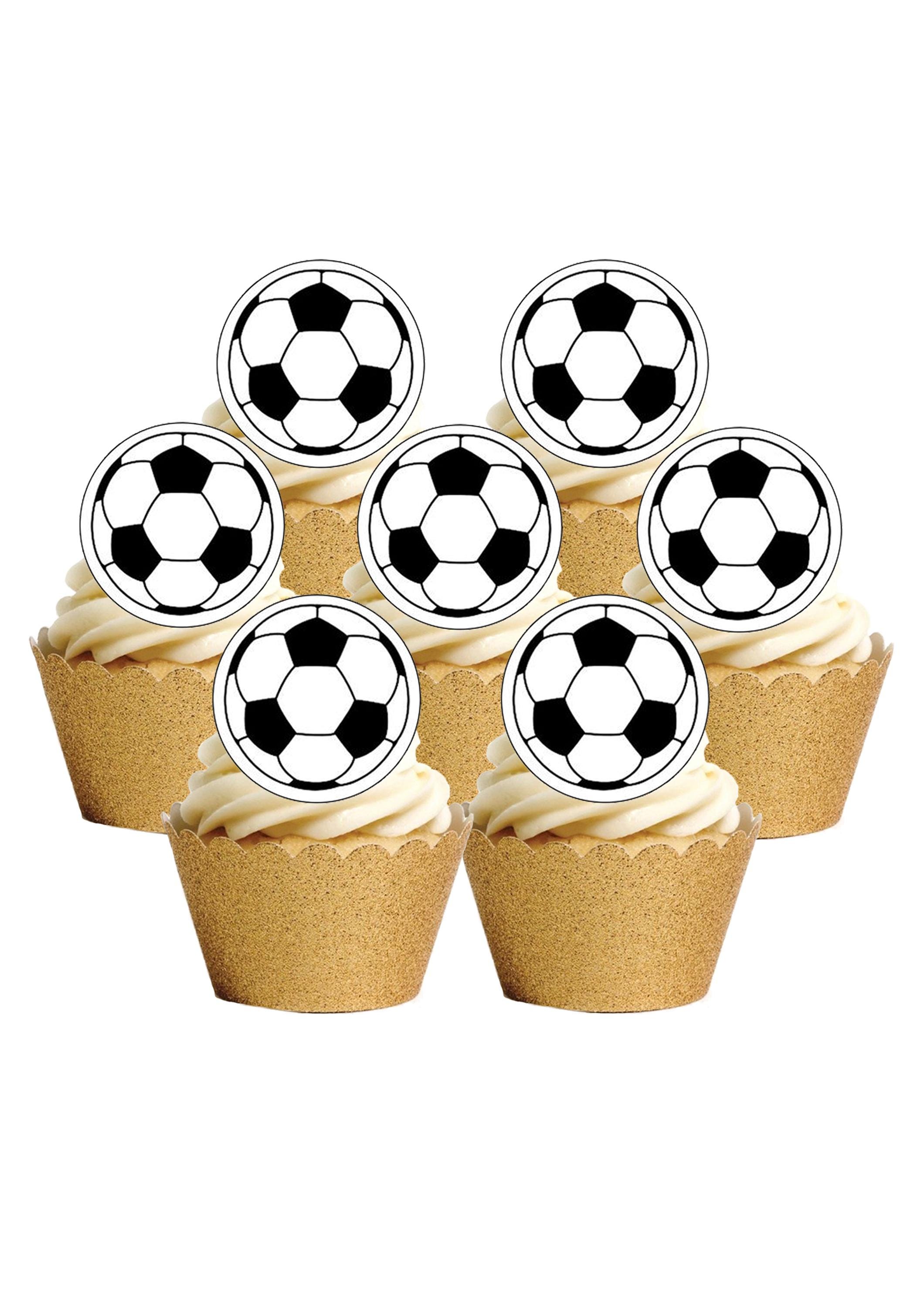 Personalised Edible Football Soccer Pitch Cake Topper - Birthday Decor - Inc Costco Size