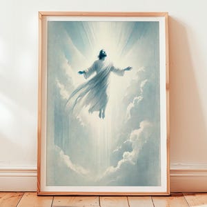 The Ascension of Jesus Print: Christian Home Decor (Digital Download)