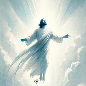 The Ascension of Jesus (Christian Wall Art) – Printable Christian Wall Art, Spiritual Home Decor