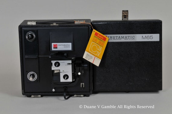 Vintage Kodak Instamatic M65 Movie Projector – for 8mm and Super 8