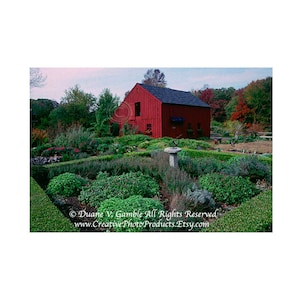 Puzzle, New England Herb Garden, Adult Jig Saw Puzzle, Northeast, USA, 11&quot; X 14&quot;, Photo Puzzle, 252 Pieces, New England Gift,PZ1310