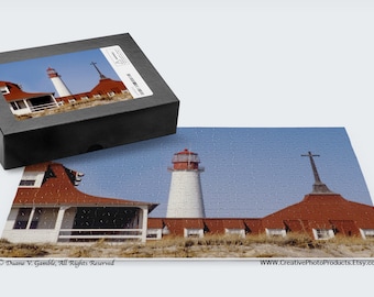 Puzzle, Cape May Lighthouse, Cape May, NJ, Adult Jig Saw Puzzle,11" X 14", Photo Puzzle, 252 Pieces, Jersey Shore,Down Jersey Gift,PZ790