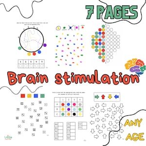 Stimulation cérébrale pour le développement par le jeu| Coloration lumineuse | Répétition de nombres| Préparation à l'école| Jeux d'attention| Tout âge|