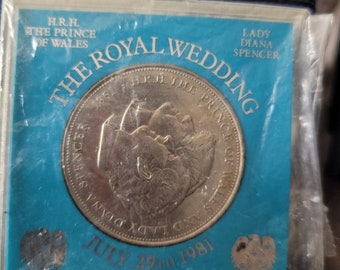 Royal Wedding 1981 Coin